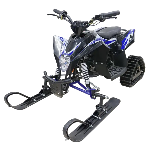 Детский снегоход Gekkon Snow (Снегоцикл) Бело-синий