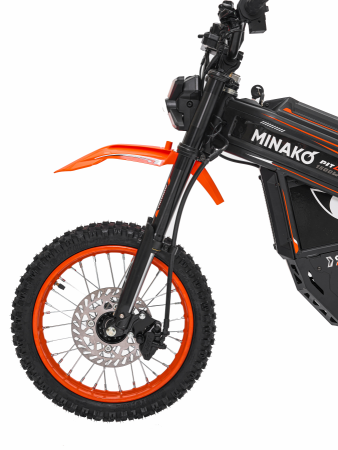 Электропитбайк Minako Pit X оранжевый