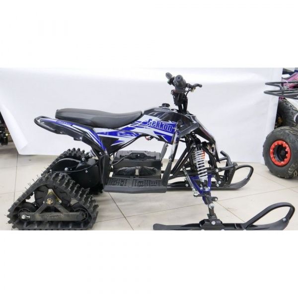 Детский снегоход + квадрацикл GEKKON 90cc SNOW MAX 2в1 Бензиновый