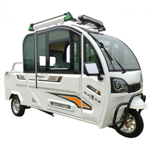 Трицикл GreenCamel Шторм Пикап (60V 1500W) кабина, кузов, понижающая 52 Ah