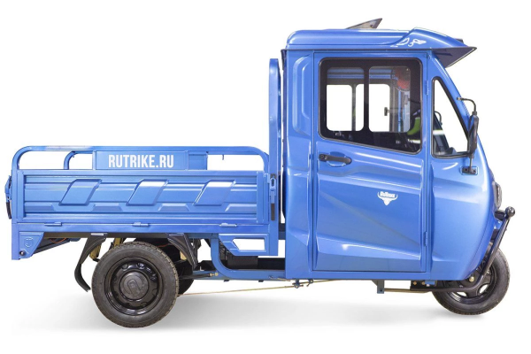 Грузовой электротрицикл Rutrike КАРГО Кабина обогрев 1500 60V1000W синий