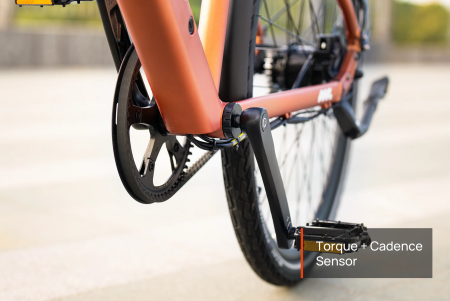 Электровелосипед MOKWHEEL Flint Pro оранжевый