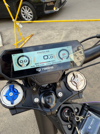 Электромотоцикл эндуро 79bike Falcon Pro пурпурный