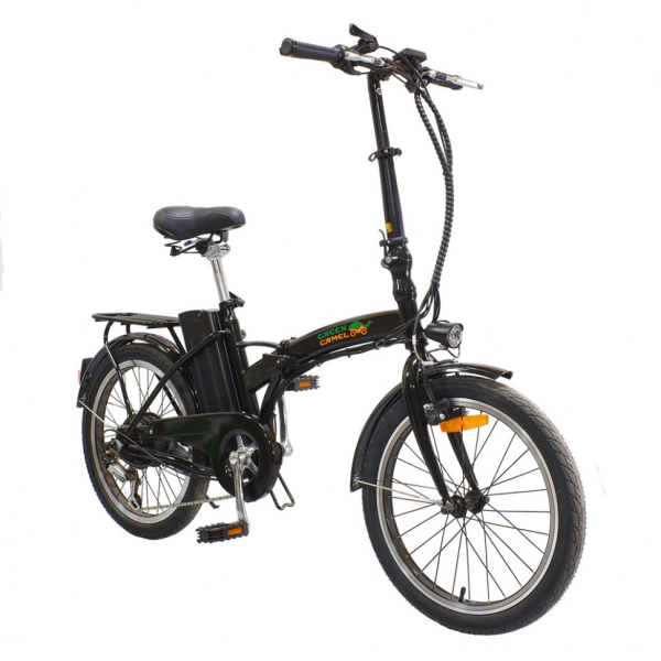 Электровелосипед GreenCamel Соло (R20 350W 36V 10Ah) складной черный