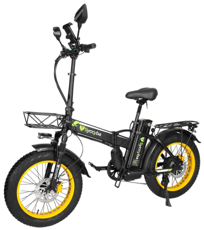 Электровелосипед SYCCYBA H1 (F10) 20AH желтый